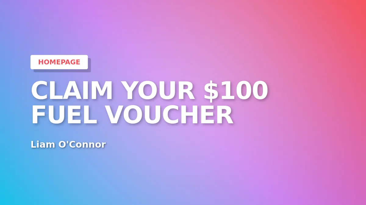 ServiceWA App, 100$ Fuel Voucher Claim Hero Image